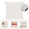 sublimation blanks linen poly pillow cover