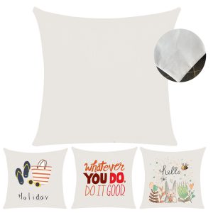 sublimation blanks linen poly pillow cover